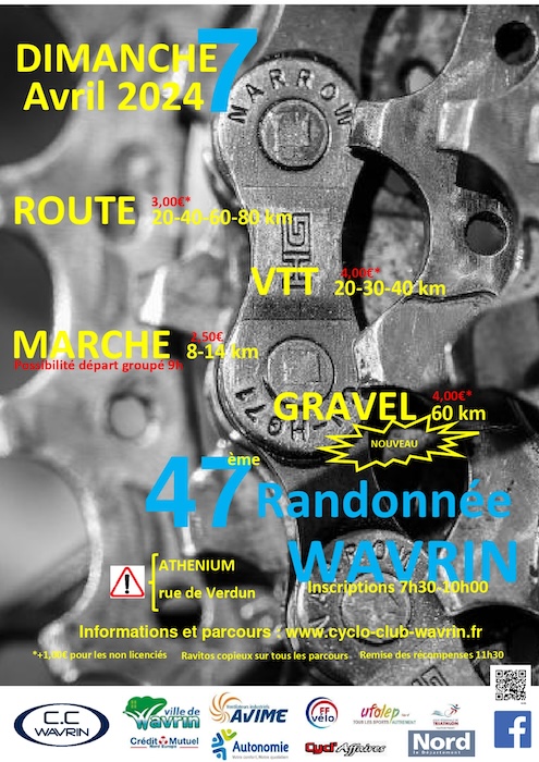 47ème Randonnée du C.C.WAVRIN