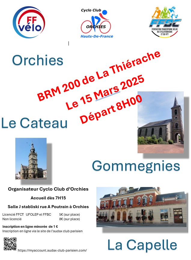 BRM 200 de la Thiérache - Orchies (FR)