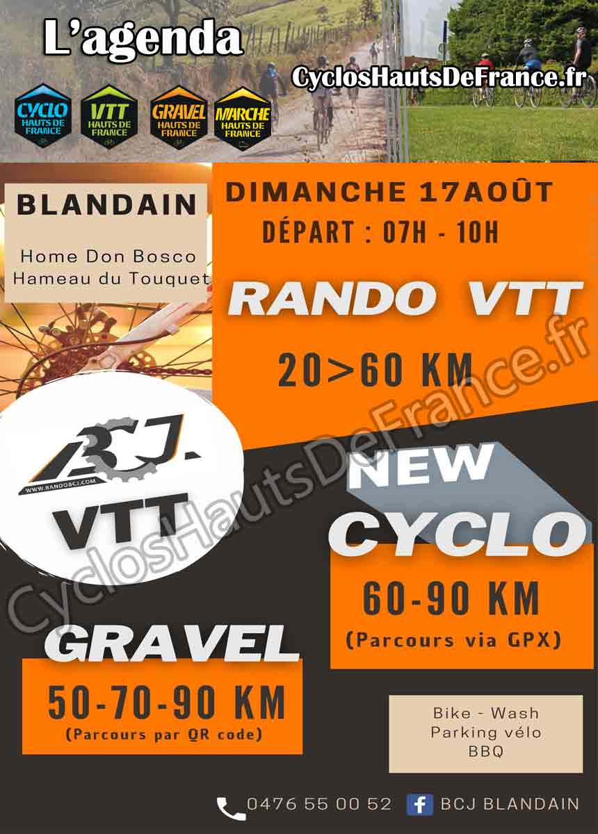 BCJ Cycling Weekend : Cyclo / VTT / Gravel - Blandain (BE)