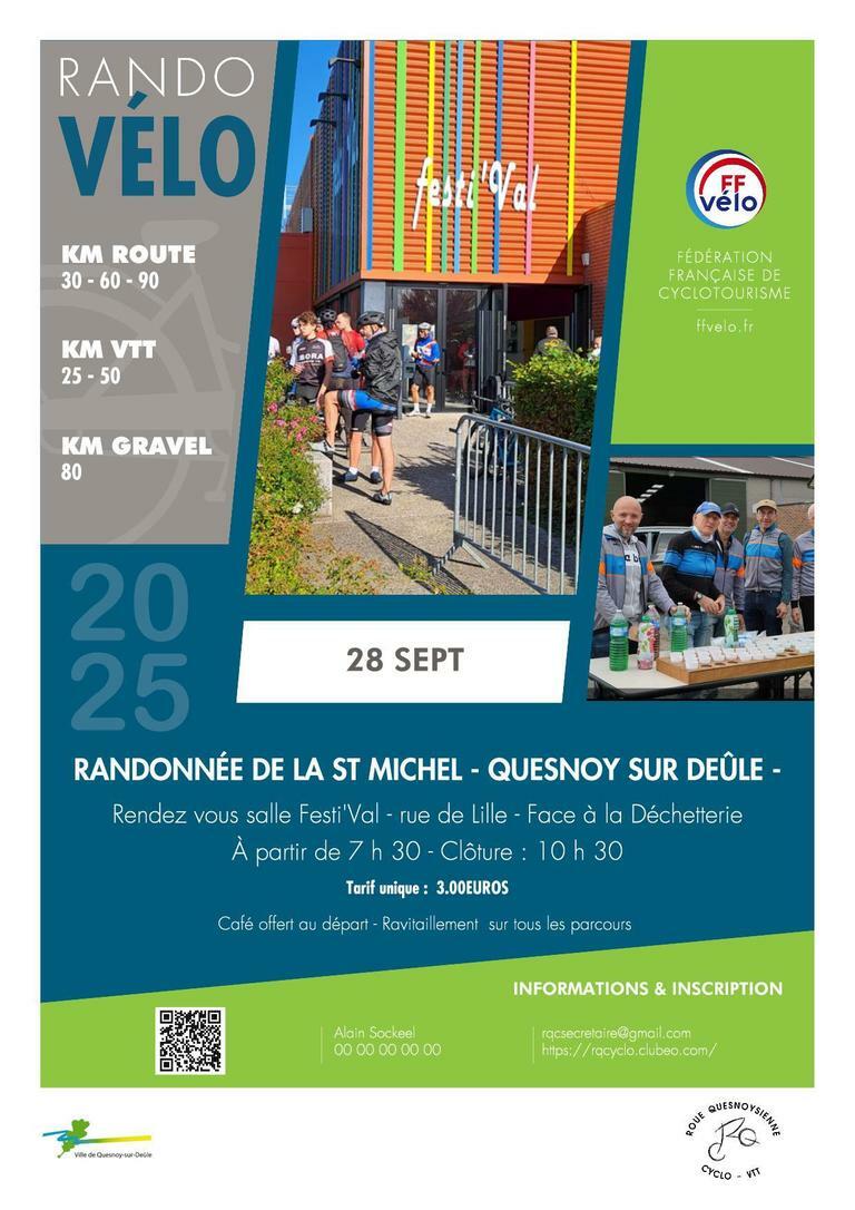 Randonnée da la Saint Michel - Quesnoy sur Deule
